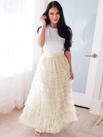 Gauze Cake Skirt