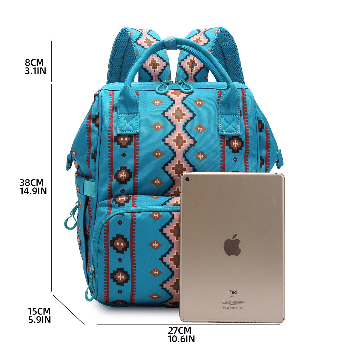 Retro Bohemian Aztec Ethnic Style Multifunctional Backpack