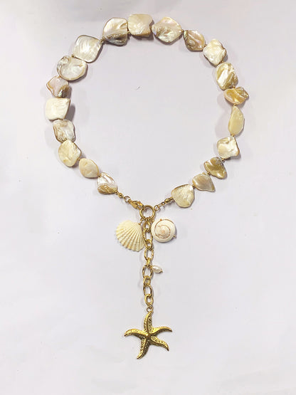 Bohemian Oversized Shell Necklace