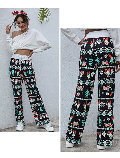 Christmas Print Slacks