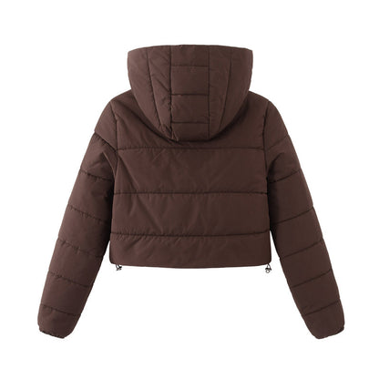 Short Hooded Padded Jacket