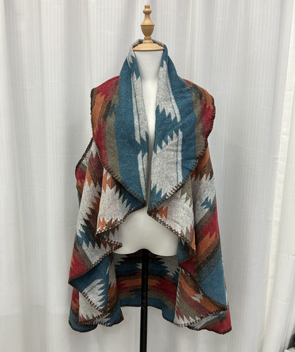 Women's Western Bohemian Print Shawl