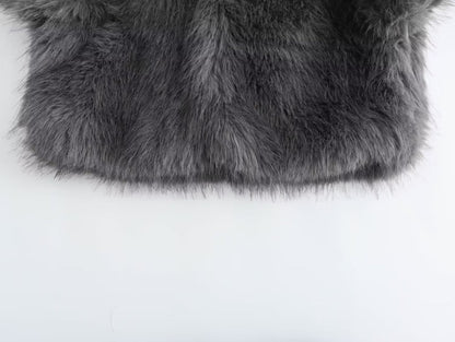 Short Faux Fur Jacket