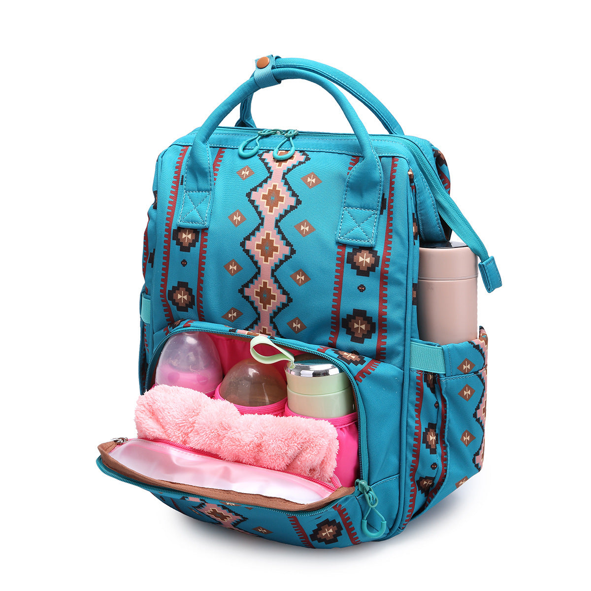 Retro Bohemian Aztec Ethnic Style Multifunctional Backpack