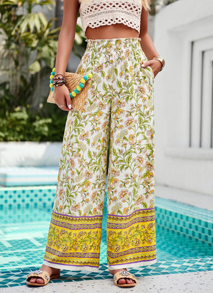 Claudette Floral Palazzo Pants