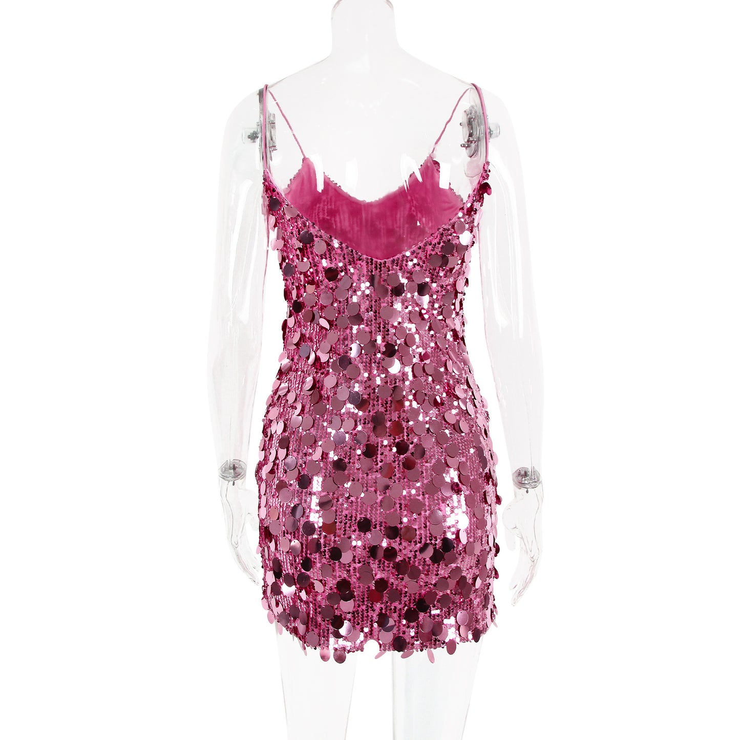 Soul Sequin Pink Mini Dress