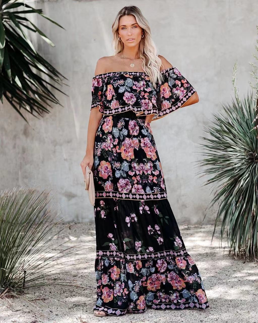 Luana Off Shoulder Maxi Dress