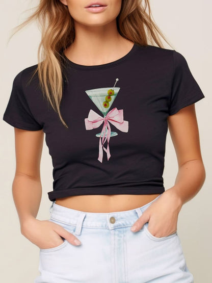 Martini Coquette Baby Tee