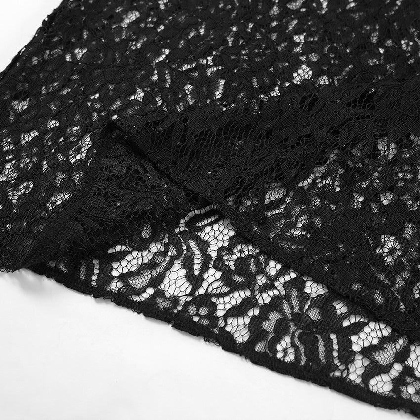 Black Lace Skirt