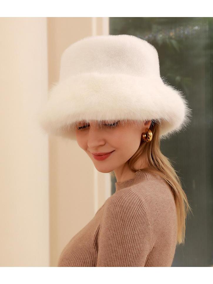 Faux Fur Fisherman's Hat