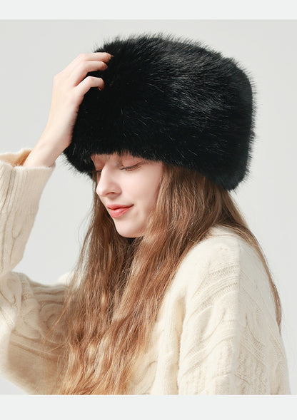 Imitation Mink Hair Warm Hat