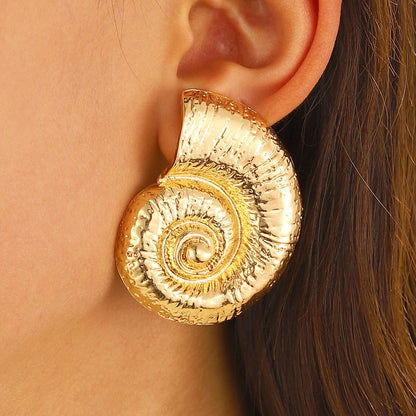 Oversized Conch Earrings