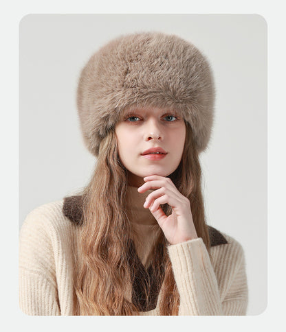 Imitation Mink Hair Warm Hat