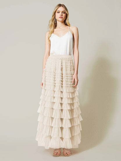 Gauze Cake Skirt