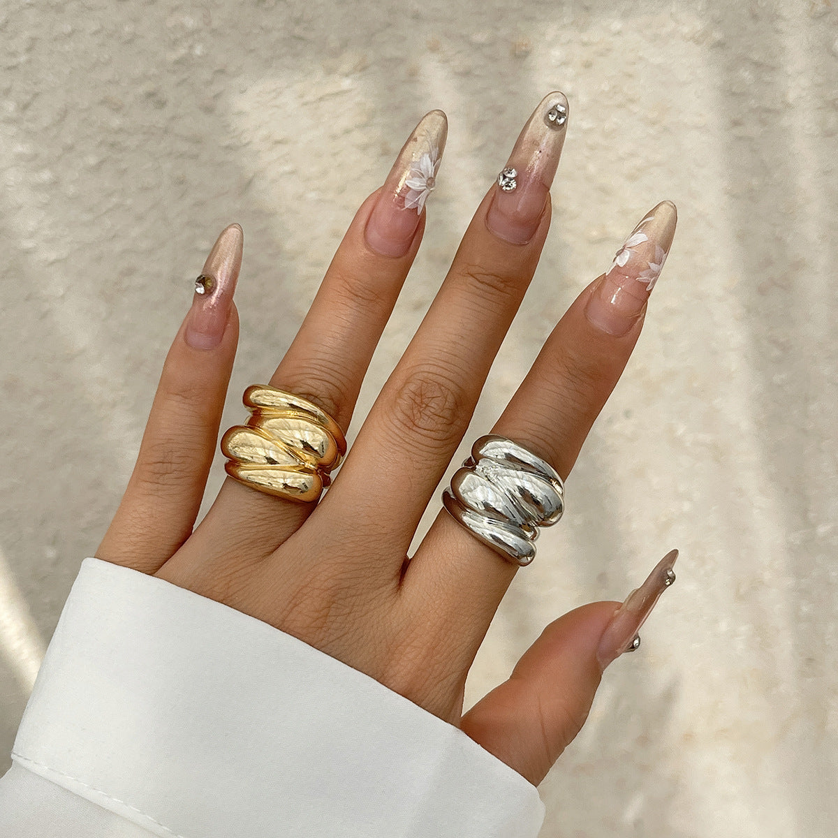 Irregular Multi-Layer Drip Ring