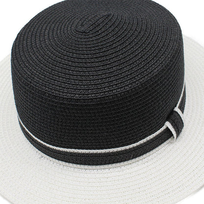 Chic Straw Boater Hat