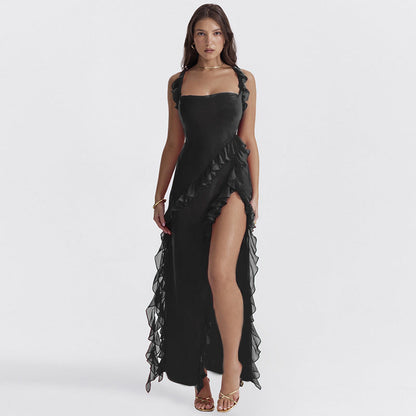 Aviela Ruffle Maxi Dress