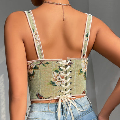 Whispering Petals Corset Top