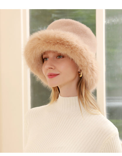 Faux Fur Fisherman's Hat