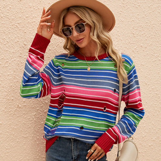 Lulu Multicolor Striped Sweater