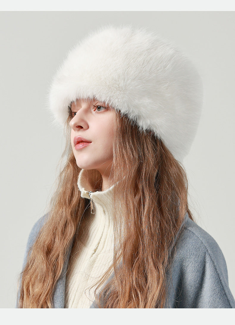 Imitation Mink Hair Warm Hat