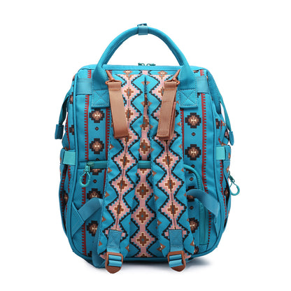 Retro Bohemian Aztec Ethnic Style Multifunctional Backpack