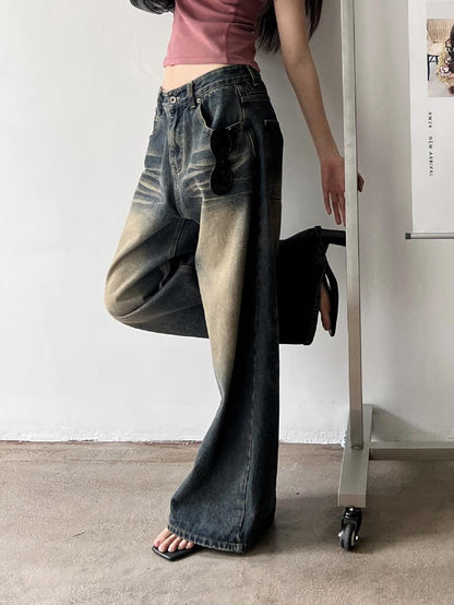 Make Old Baggy Wide-Leg Jeans