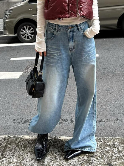 Make Old Baggy Wide-Leg Jeans