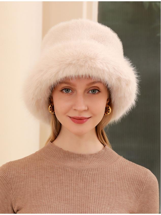 Faux Fur Fisherman's Hat