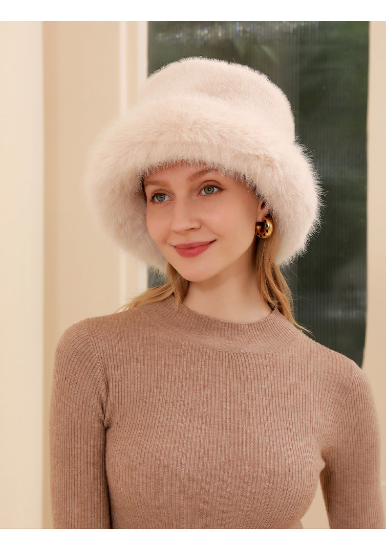 Faux Fur Fisherman's Hat