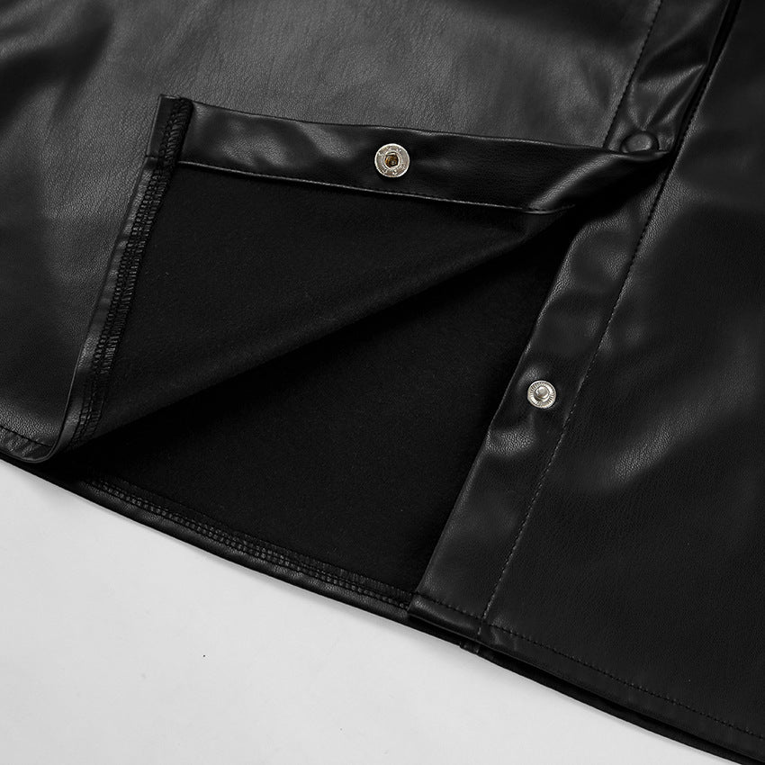 Artificial Leather Shirt