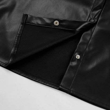 Artificial Leather Shirt