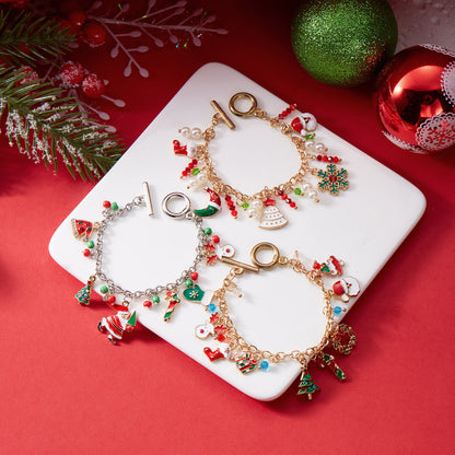 Christmas Pendant Bracelet