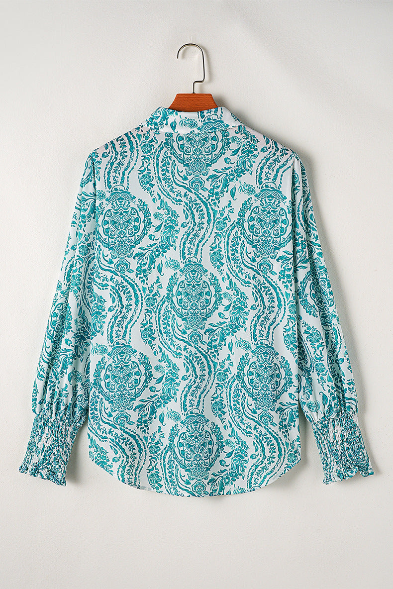 Ethnic Pattern Printed Shirt