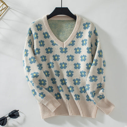 Emerald Bloom Daydream Sweater