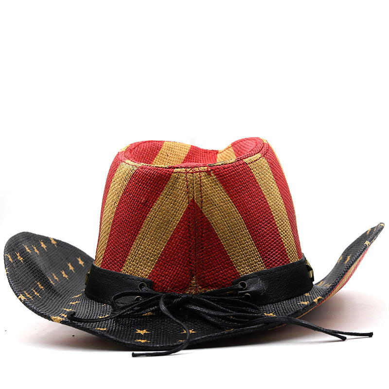 Star Striped Western Hat