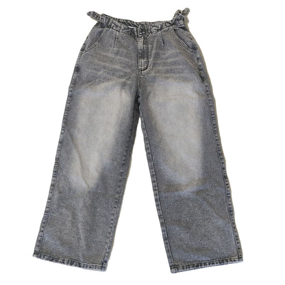 Washed Wide Leg Jeans