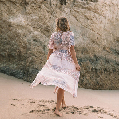 Aria Boho Midi Dress