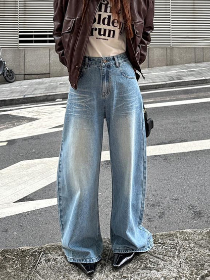 Make Old Baggy Wide-Leg Jeans