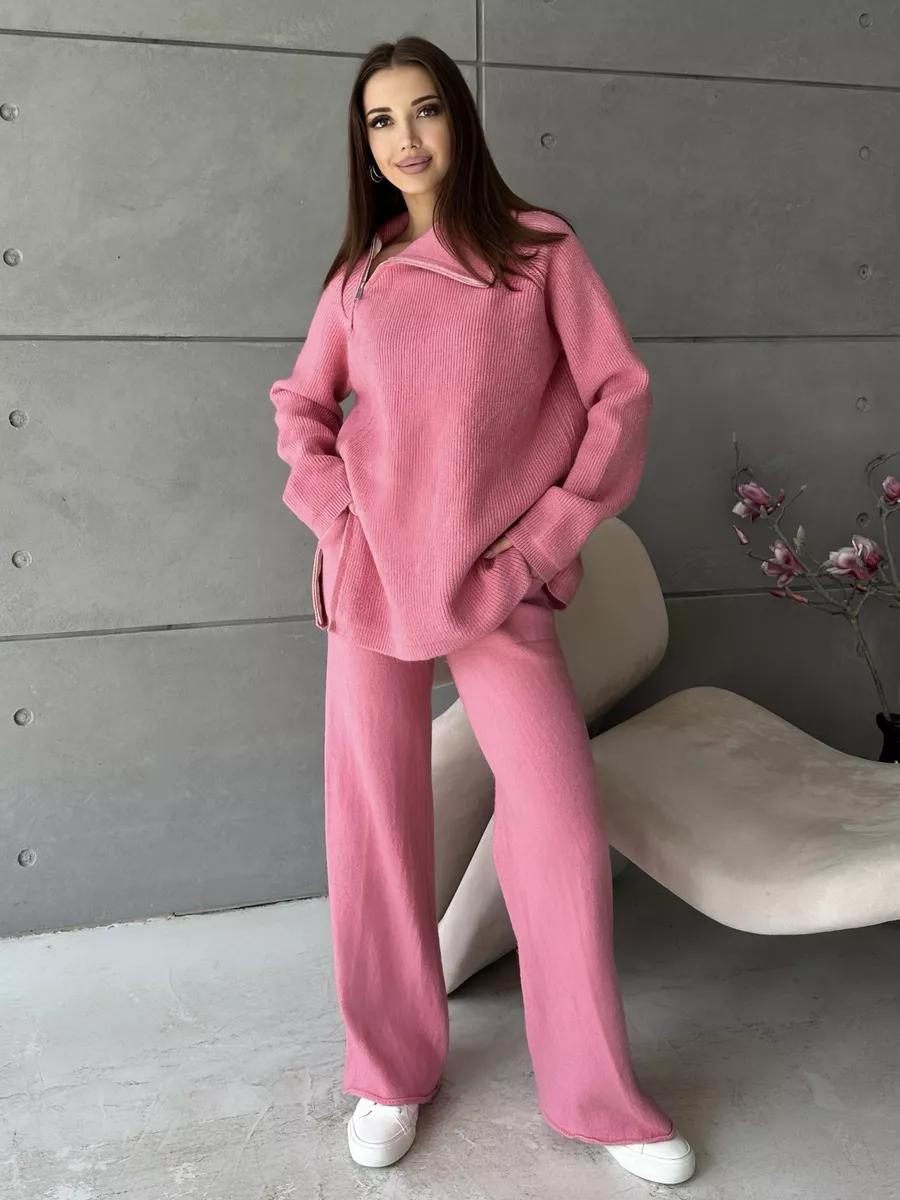 Winter Whisper Asymmetrical Sweater & Pants Set