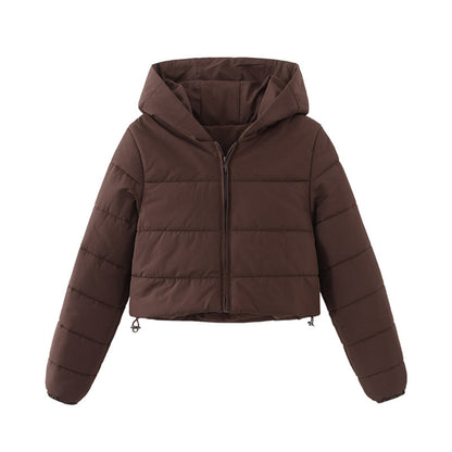 Short Hooded Padded Jacket