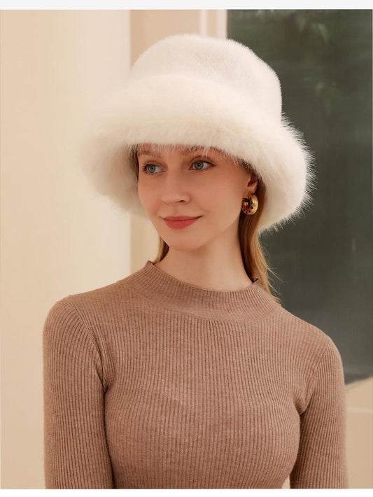 Faux Fur Fisherman's Hat