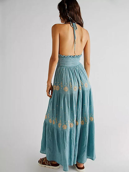 Real Love Embroidered Midi Dress