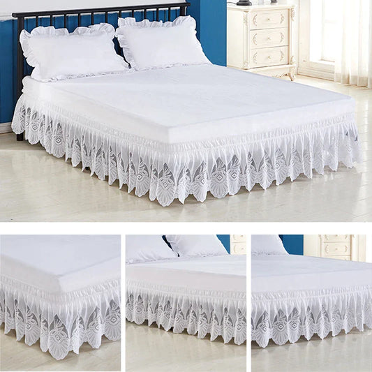 Lace Bed Skirt Elastic Band Bed Skirts