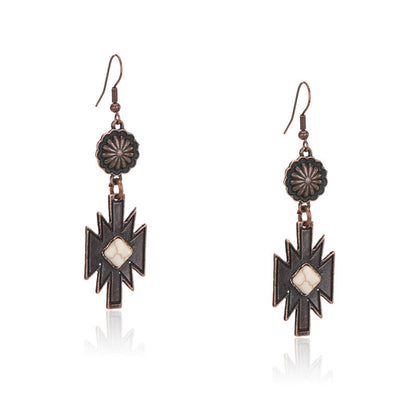 Rustic Couture's® Natural Stone Dangling Earring