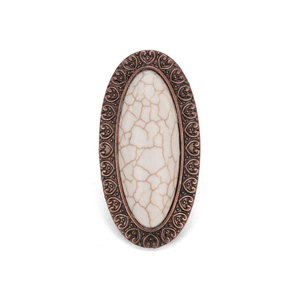 Rustic Couture's® Oval Open Adjustable Ring