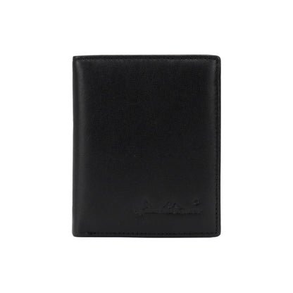 Genuine Leather Men's Bi-Fold Wallet