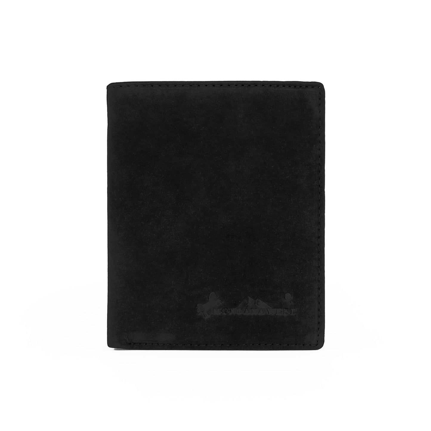 Genuine Leather Men's Bi-Fold Wallet