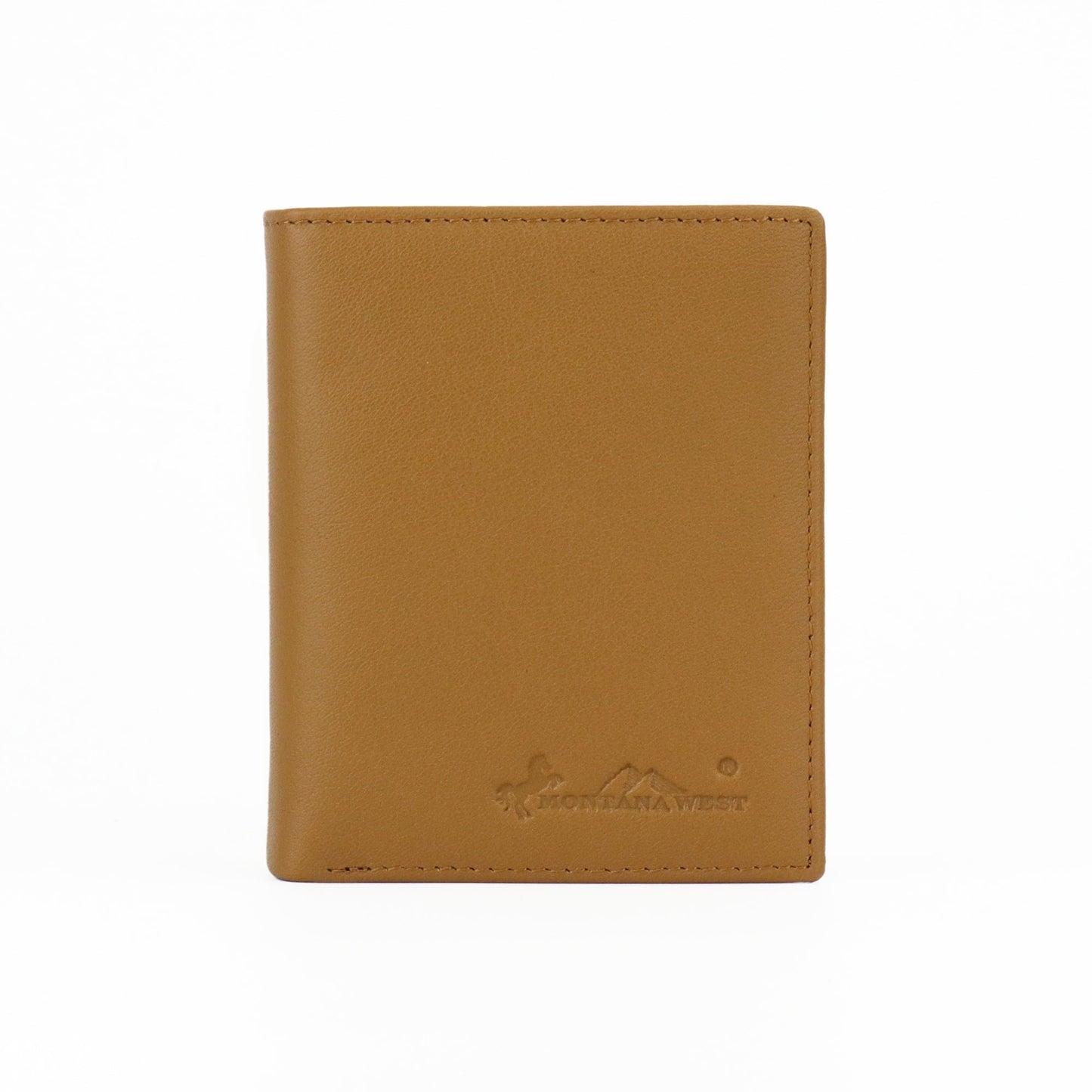 Genuine Leather Men's Bi-Fold Wallet