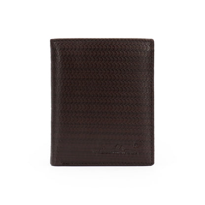 Genuine Leather Men's Bi-Fold Wallet